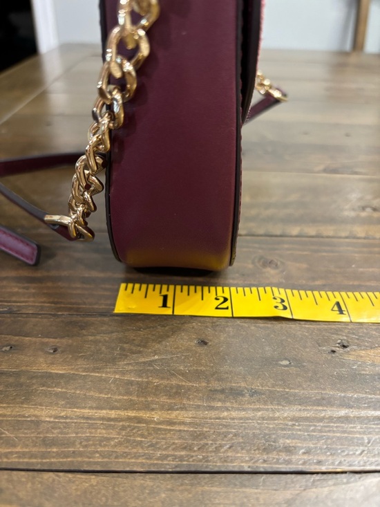 Michael Kors Mott Leather and Suede Saddle Bag - Picture 9 of 13